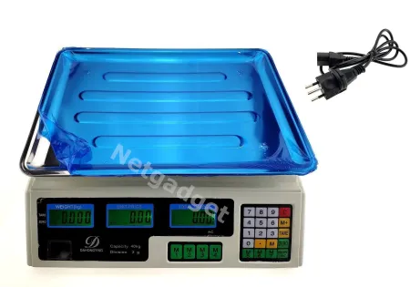 Balance poids-prix avec LCD - 40Kg/2g - Netgadget