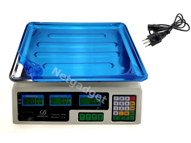 Balance poids-prix avec LCD - 40Kg/2g - Netgadget