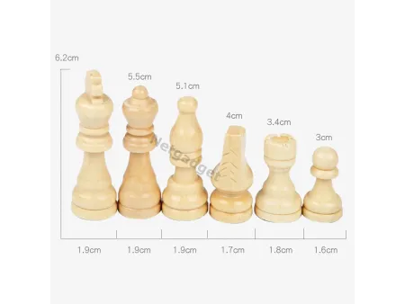 Échiquier en bois - Jeu d'échecs