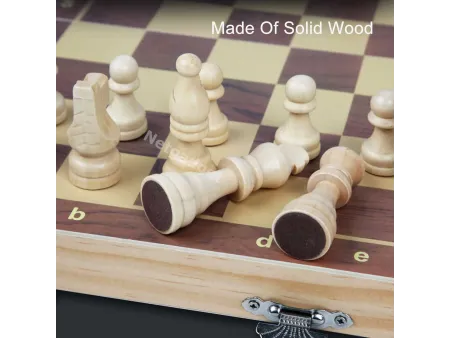 Échiquier en bois - Jeu d'échecs