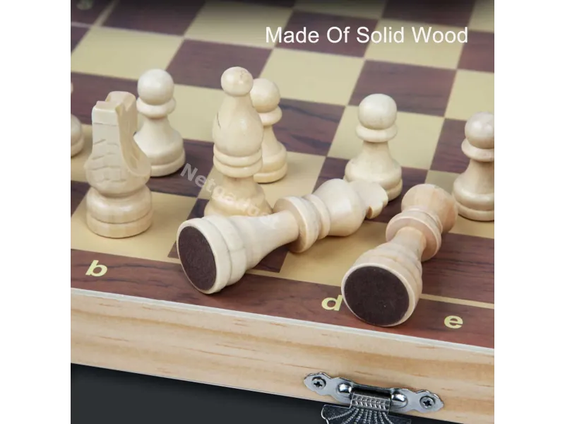 Échiquier en bois - Jeu d'échecs