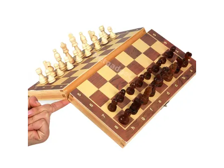 Échiquier en bois - Jeu d'échecs