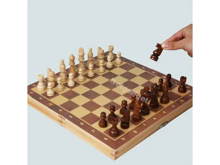 Échiquier en bois - Jeu d'échecs