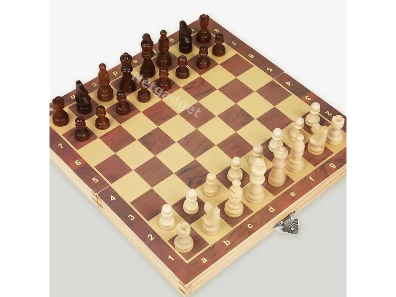 Échiquier en bois - Jeu d'échecs