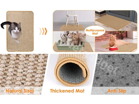 Tapis grattoir pour chat et chien