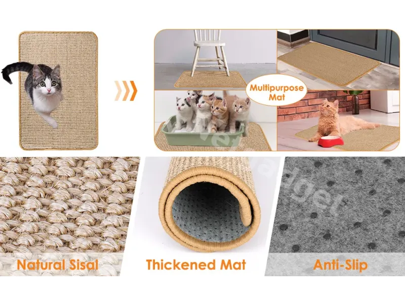Tapis grattoir pour chat et chien