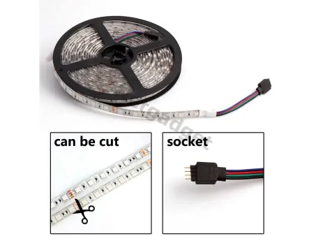 Ruban LED 5m de 150 LED RGB SMD
