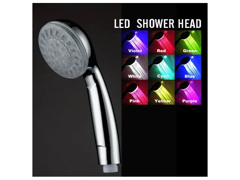 Douche lumineuse - LED Pommeau