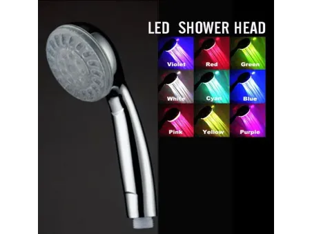 Douche lumineuse - LED Pommeau