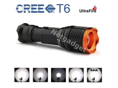 Lampe de poche multifonction de 1800 lumen - Netgadget