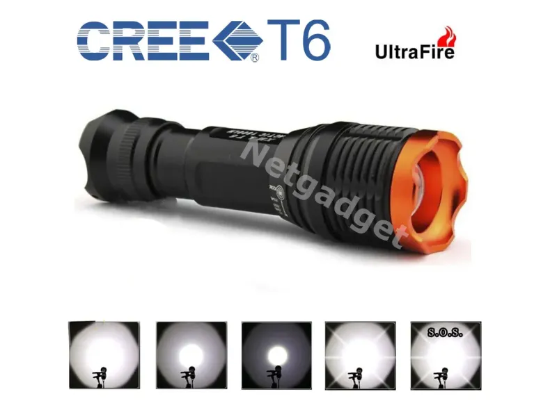 Lampe de poche multifonction de 1800 lumen - Netgadget