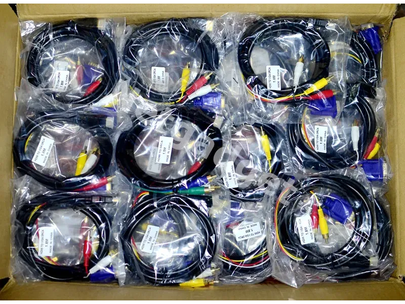 Câble HDMI à VGA+3RCA