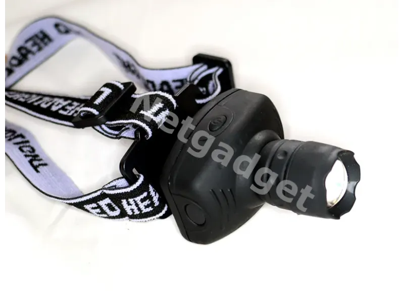Mini lampe torche frontale 3W - Netgadget