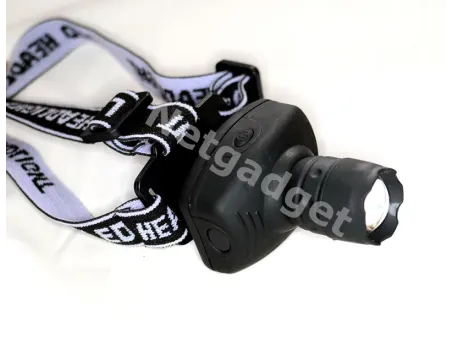 Mini lampe torche frontale 3W - Netgadget