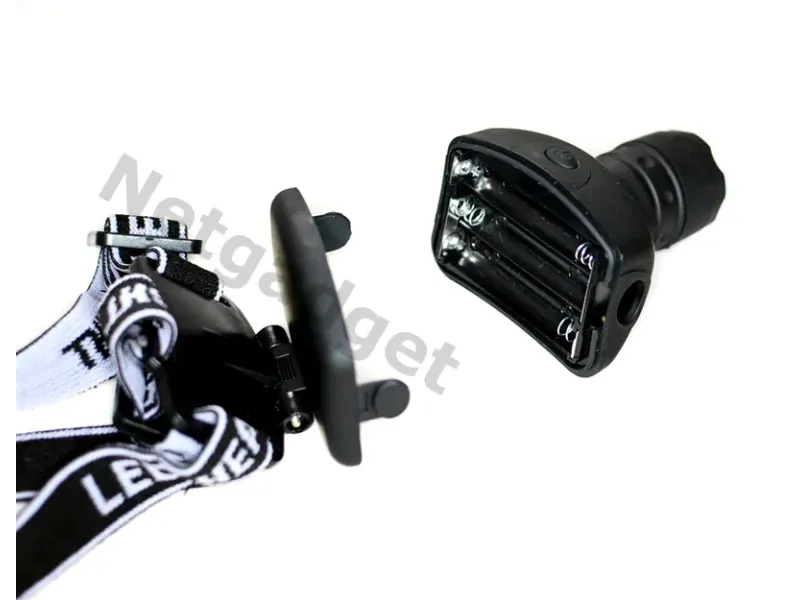Mini lampe torche frontale 3W - Netgadget