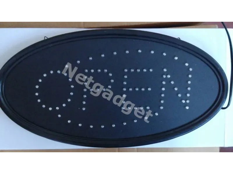 Enseigne lumineuse à LED (OPEN) - Netgadget