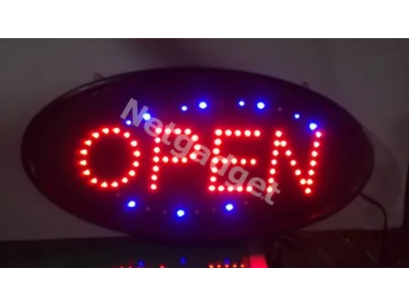 Enseigne lumineuse à LED (OPEN) - Netgadget
