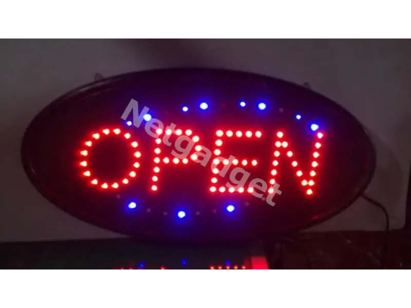 Enseigne lumineuse à LED (OPEN) - Netgadget