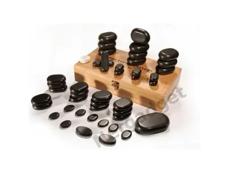 36 pierres de massage + chauffe pierre 6Q
