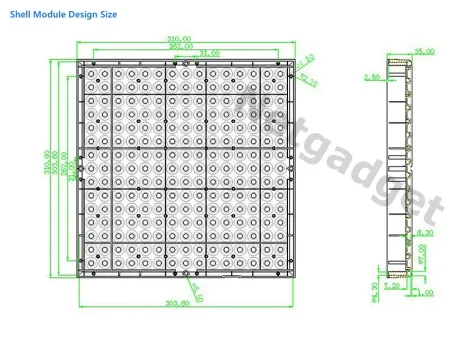 Lampe LED pour plantes fleurs 14W 225LED - Netgadget