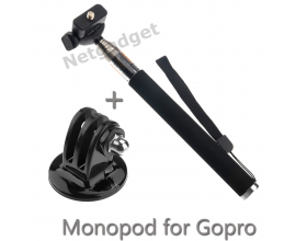 Monopod télescopique + Adaptateur GoPro