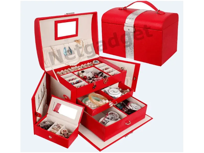 Coffret à bijoux - Boîte à bijoux deluxe - Netgadget