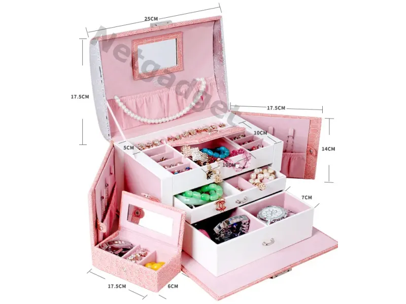Coffret à bijoux - Boîte à bijoux deluxe - Netgadget