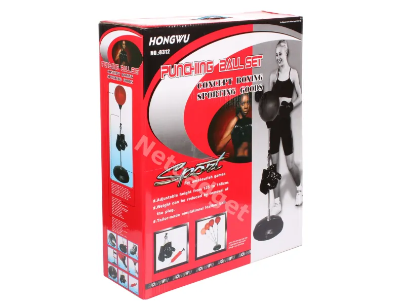 Set de Punching Ball avec gants et pompe