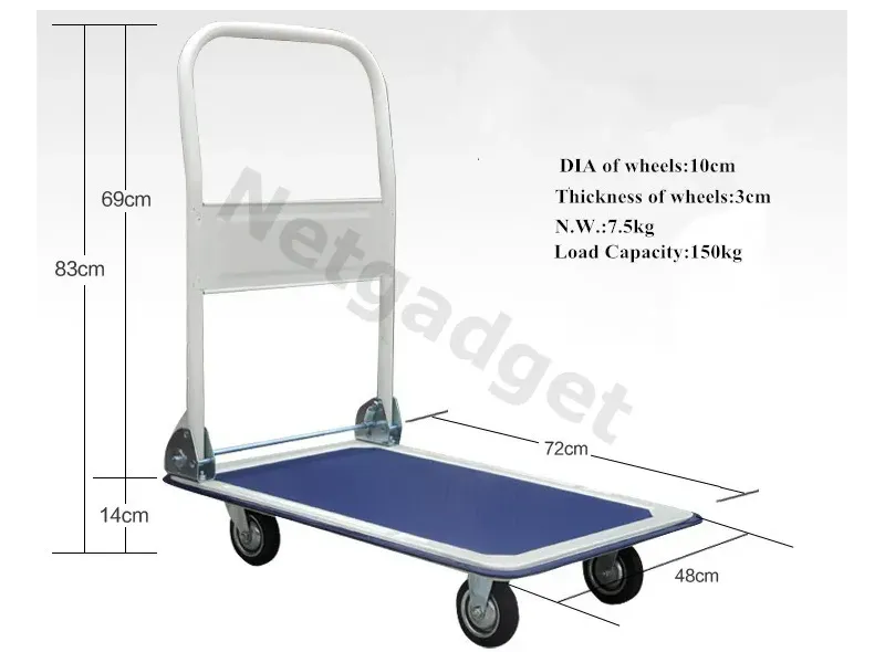 Chariot - Trolley bleu